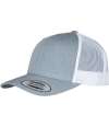 F6606T 6606T Flexfit Retro Trucker Two Tone Cap Heather Grey / White colour image